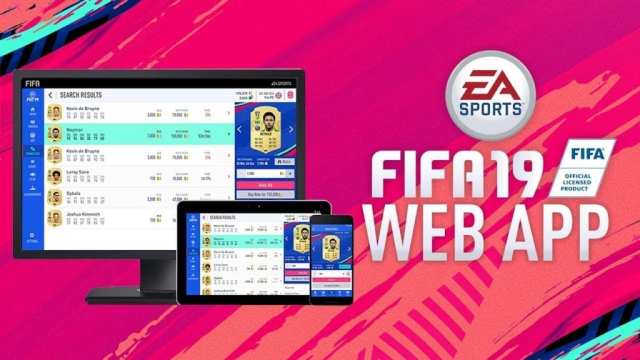 FUT Web App FIFA 19 Ultimate Team