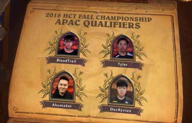Player Profiles HCT 2018 Fall Championship Asia-Pacific