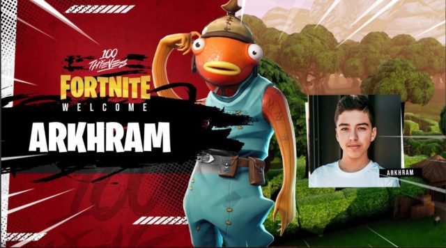 Fortnite player Arkhram joins 100 Thieves