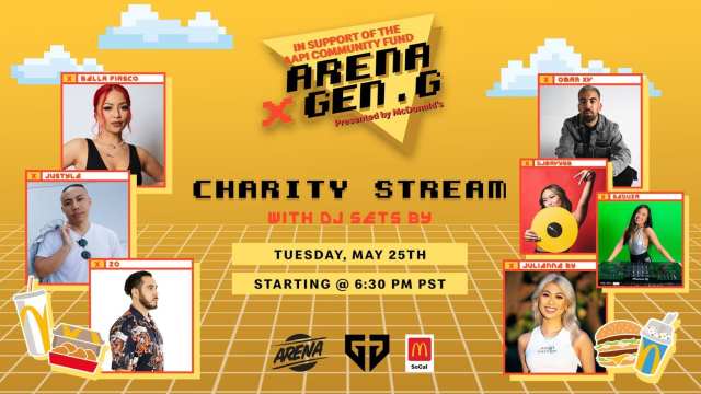 Graphic for the Arena X Gen.G stream