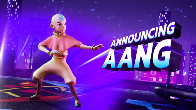 Aang as he appears in his reveal trailer. He was buffed and nerfed in the latest Nickelodeon Brawl patch notes.