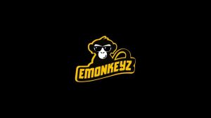 The logo for eMonkeyz, who are collaborating with SD Huesca next year
