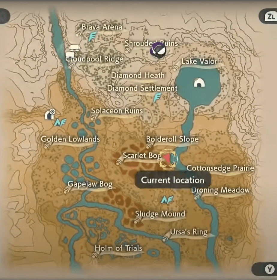 mass encounter map in Legends Arceus