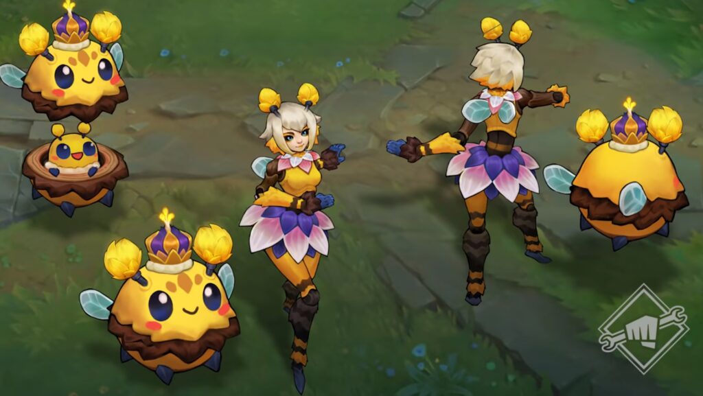 The Bee skin line in League of Legends