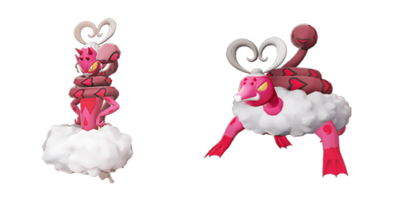 Enamorus and its Therian Forme in Pokemon Legends Arceus