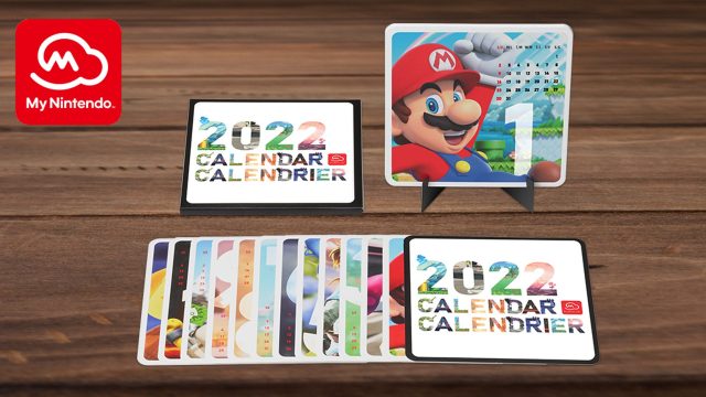 My Nintendo Platinum points Calendar for 2022