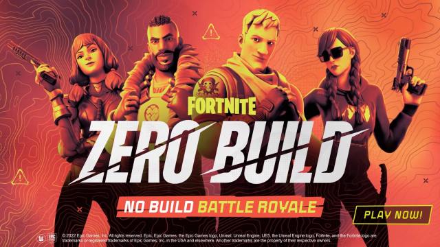 Fortnite plans can now play without building in the permanent Zero Build mode.