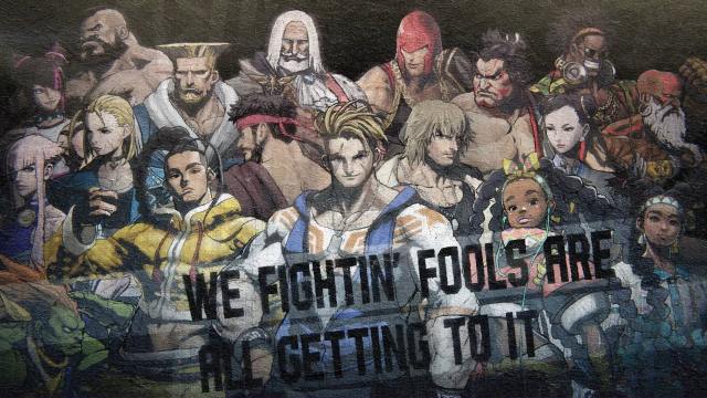 Artwork of the Street Fighter 6 launch roster
