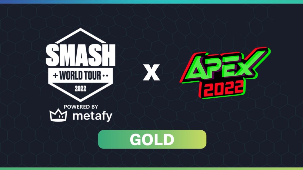 Apex 2022 x Smash World Tour logo