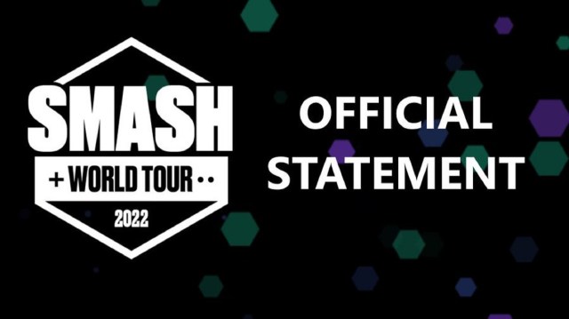 Smash World Tour official statement logo after being shut down by Nintendo