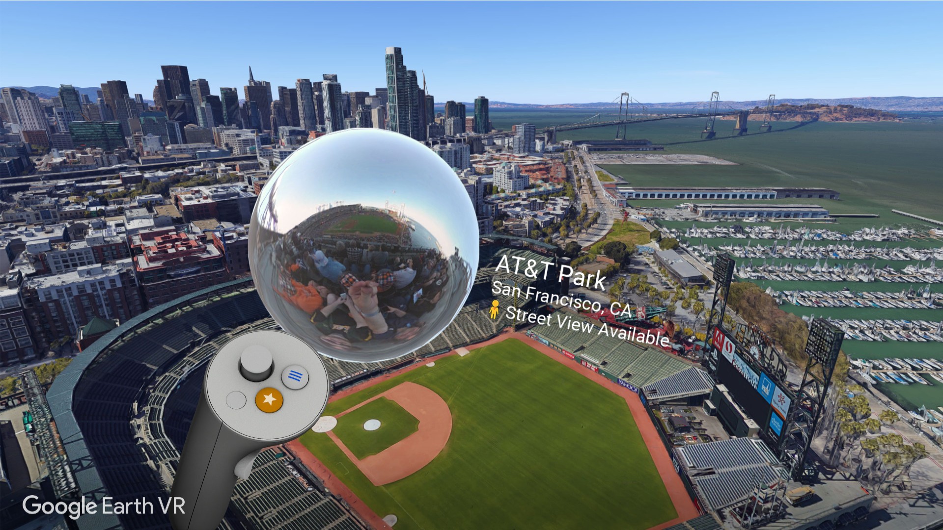 Google Earth VR game