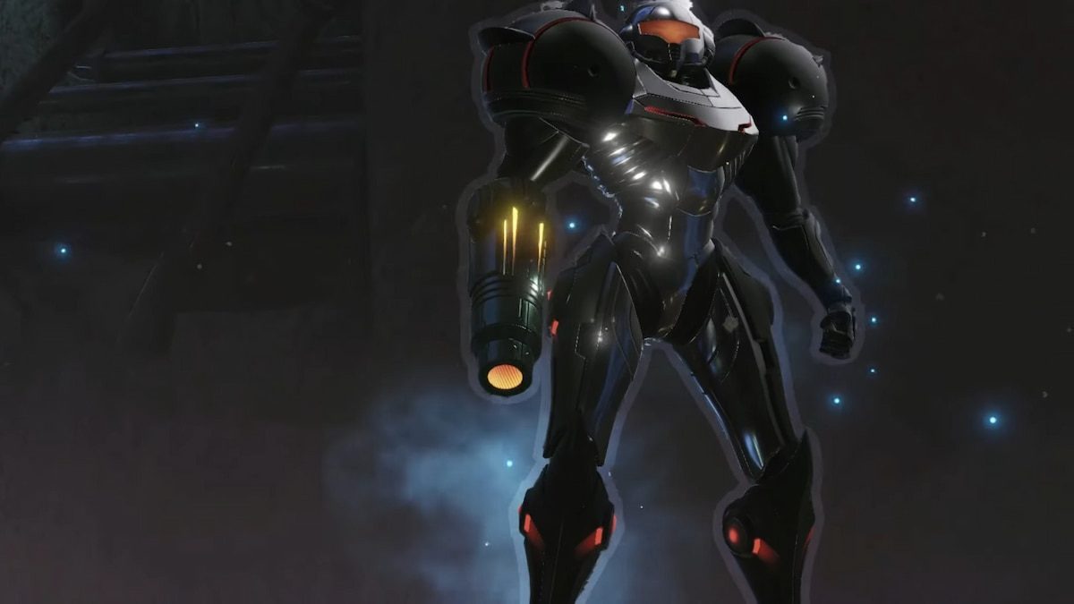 Black Samus Armor in Metroid Prime Remastered