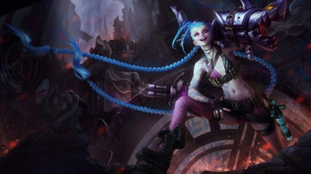 Jinx, who is one of the League of Legends champions