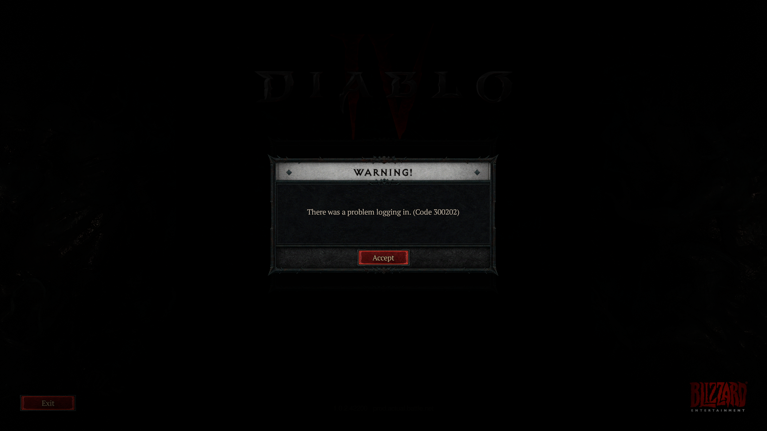 How to fix error code 300202 in Diablo 4